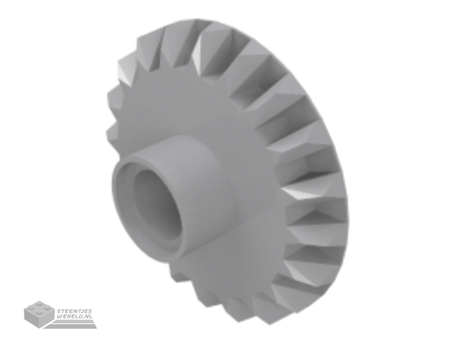 87407 - Technic, tandwiel 20 tanden Bevel met pin gat