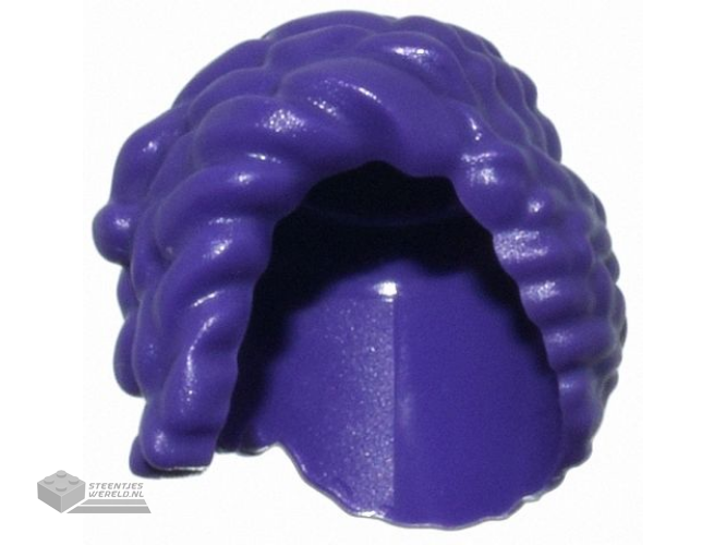 1988 – Minifigure, Hair Female Coiled and Braided, Swept over Left Side