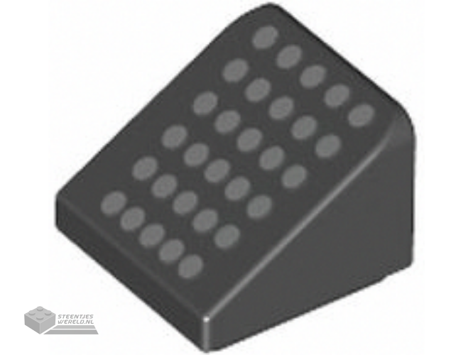54200pb107 - Slope 30 1 x 1 x 2/3 with 30 Silver Dots Pattern