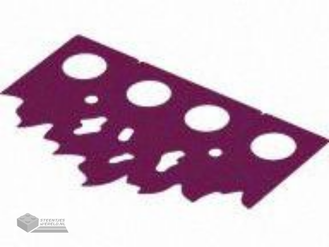 109516 - Minifigure Skirt Cloth Tattered - Traditional Starched Fabric