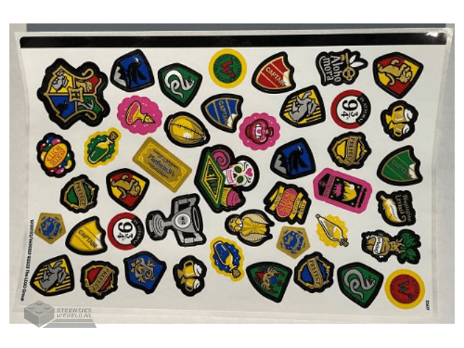 76399stk02 – Sticker Sheet for Set 76399, Sheet 2 – (10100102/6400327)