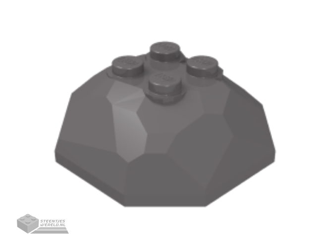 30293 – Rock 4 x 4 Octagonal Boulder, bovenkant