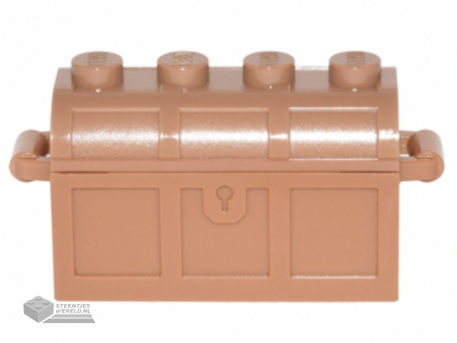 4738ac01 – Container, Treasure Chest met Slots in Back en Thick Hinge Curved Lid (4738a / 4739a)