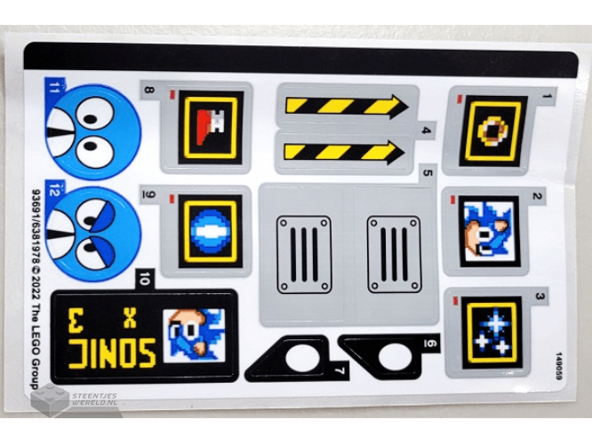 21331stk01 – Sticker Sheet for Set 21331, Sheet 1 – (93691/6381978)