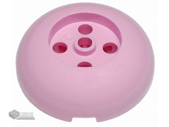 79850 – Brick, Round 4 x 4 Dome Top with 2 x 2 Recessed Center