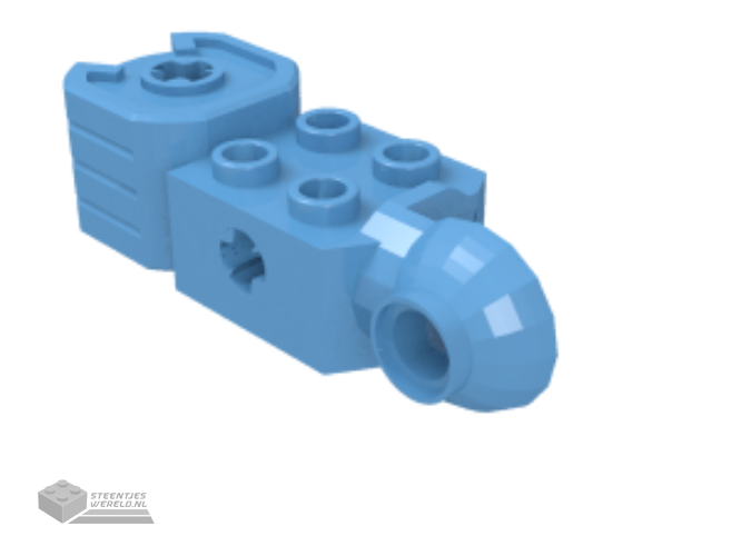 47431 – Technic, Brick Modified 2 x 2 with Axle Hole, Rotation Joint Ball Half Vertical, and Fist