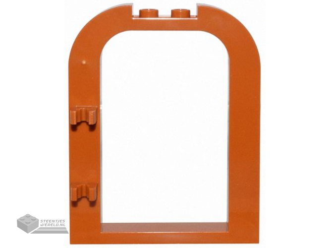 5258 – Door, Frame 1 x 6 x 6 Curved Top with 1 x 2 Cutout and Clips