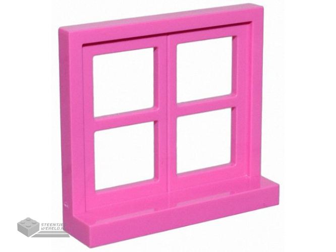 5259 – Window 1 x 4 x 3, Square with 4 Panes and Sill