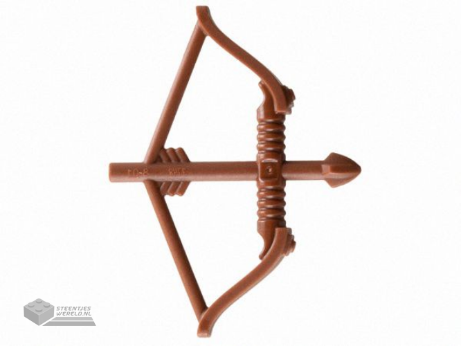 3748 – Minifigure, Weapon Bow, Recurve with Wide Flat Limbs, Arrow Drawn