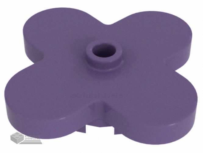 35473 - Plant Flower 4 x 4 Rounded Petals
