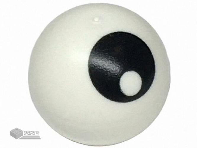 32474pb025 – Technic Ball Joint with Black Eye with Pupil on Bottom Pattern