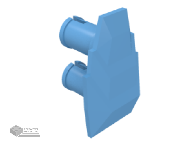 47501 – Vehicle, Fairing 1 x 2 Stepped with Two Pins