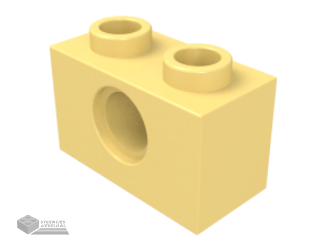 3700 – Technic, Steen 1 x 2 met gat