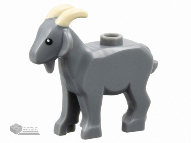 95341pb03 – Goat with Black Eyes and Tan Horns Pattern