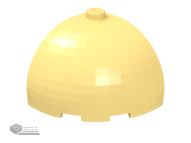 88293 – Steen, ronde hoek 3 x 3 x 2 Dome bovenkant