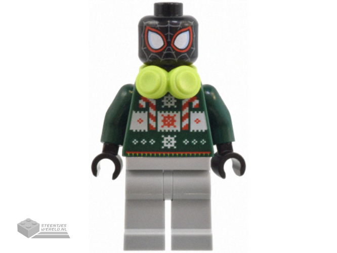 sh0985 – Spider-Man (Miles Morales) – Holiday Sweater, Headphones