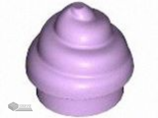 53119 – Plaat, rond 1 x 1 met Horizontal Swirl / Twist