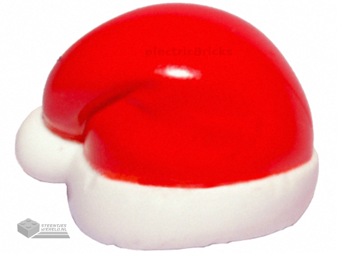 10164pb01 – Minifigure, Headgear Cap, Santa with Red Top Pattern (Undetermined Type)