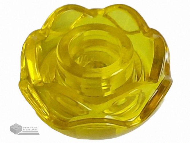 5904 – Plant Flower Round with 2 Layers (Peony Rose) with Open Stud and Small Pin Hole