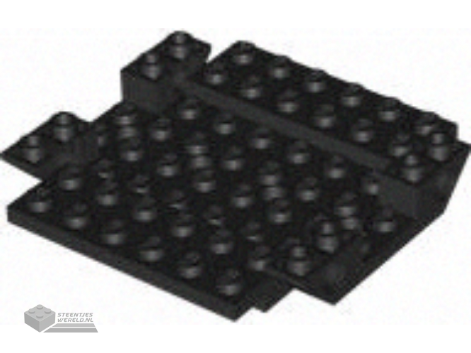 5118 – Aircraft Fuselage Middle Bottom 8 x 8 with 4 Holes and 4 Pin Holes