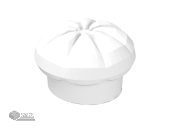 3898 - Minifigure, hoofddeksel Hat, Chef Toque