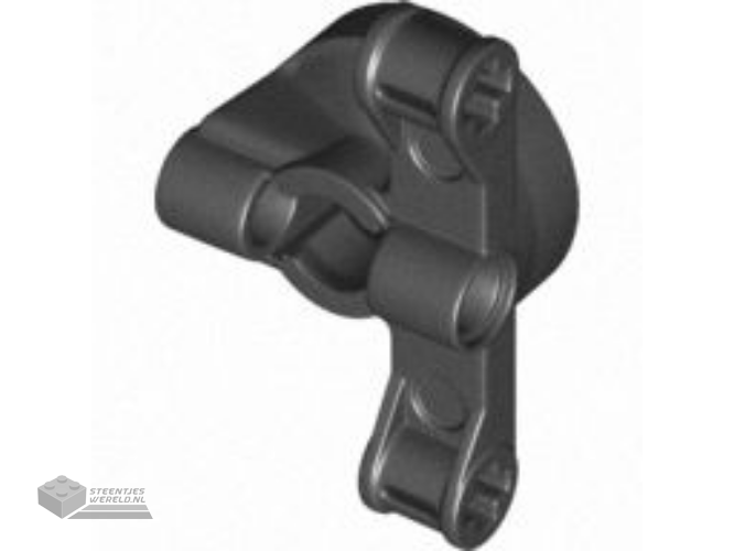 23801u – Technic, Steering Wheel Hub Holder with 2 Pin Holes and 2 Arms with Axle Holes (Undetermined Type)