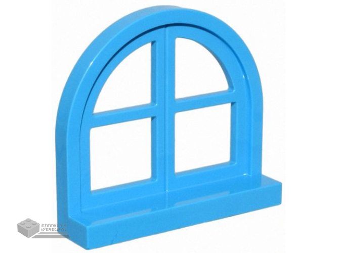 5260 – Window 1 x 4 x 3, Rounded Top with 4 Panes and Sill