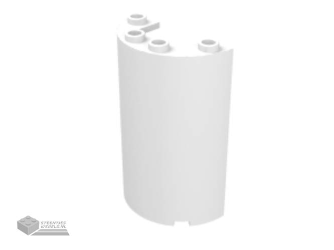 85941 – Cylinder Half 2 x 4 x 5 met 1 x 2 uitsnede