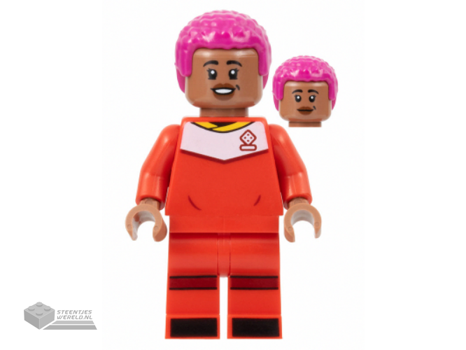 soc156 – Asisat Oshoala – Red Soccer Uniform