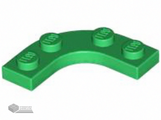68568 – Plaat, ronde hoek 3 x 3 met 2 x 2 gebogen uitsnede