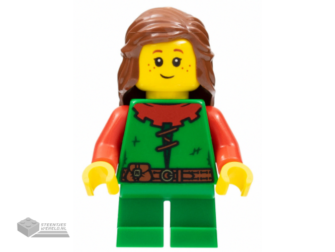 cas573 – Forest Girl – Red, Long Hair