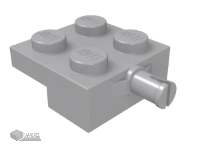 4488 – Plaat, aangepast 2 x 2 met Wheel houder