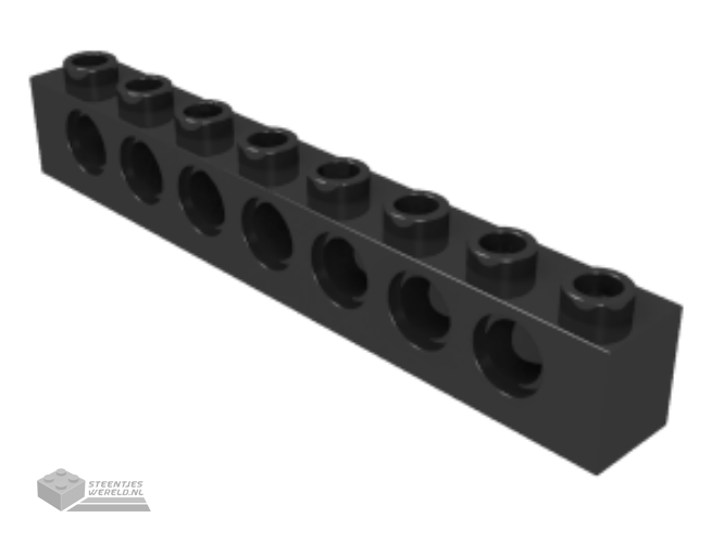 3702 – Technic, Steen 1 x 8 met gaten
