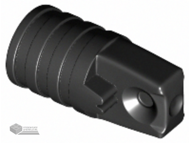 53923 – Scharnier Cylinder 1 x 2 Locking met 1 Finger en Technic as gat op uiteindes zonder gleuven