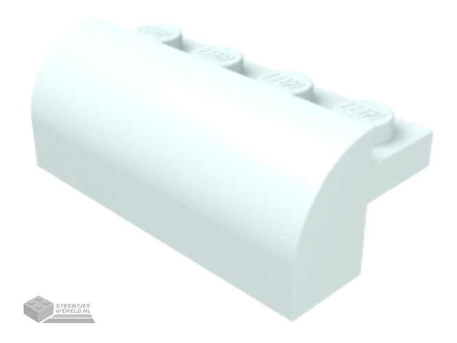 6081 – Dakpan, gebogen 2 x 4 x 1 1/3 met 4 verdiepte noppen