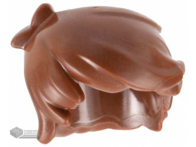 40938 - Minifigure, Hair Short Tousled with 2 Locks on Left Side