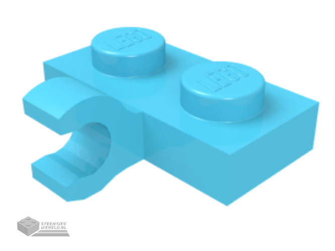 11476 – Plaat, aangepast 1 x 2 met Clip op zijkant (Horizontal Grip)
