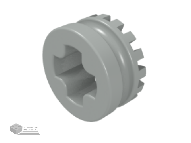 4265a - Technic Bush 1/2 Toothed, Four Interior Ridges