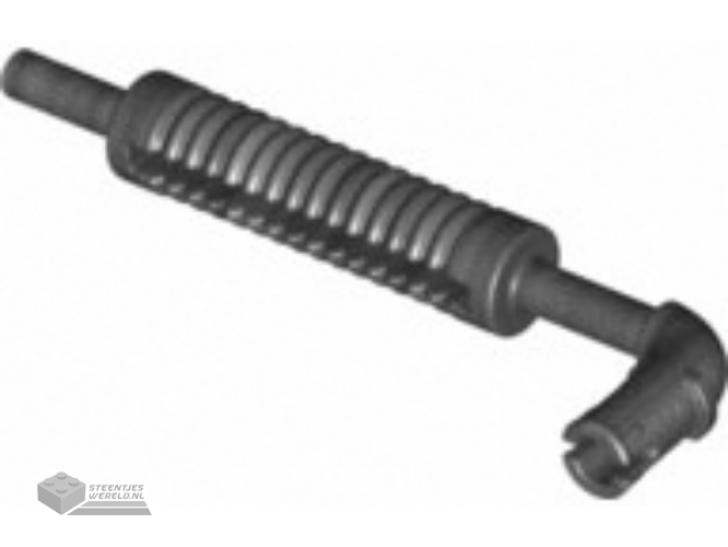 65571 – Vehicle, Exhaust Pipe met Technic pin, plat einde met Squared pin gat