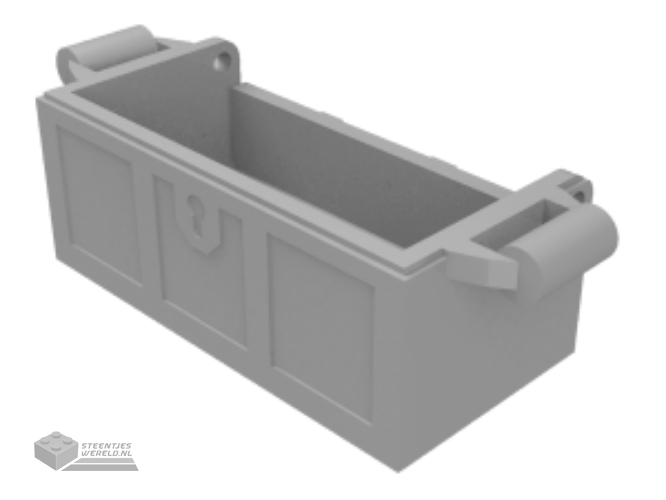 4738a – Container, Treasure Chest onderkant met gleuven in achterkant