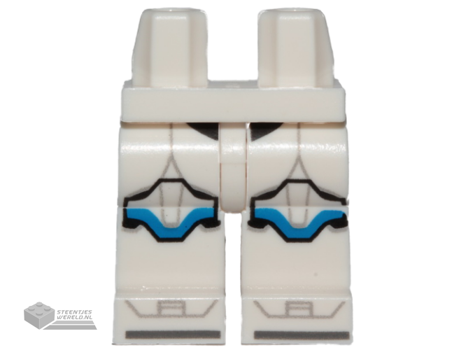 970c00pb1115 – Hips and Legs with SW Clone Trooper Armor and Blue Markings Pattern