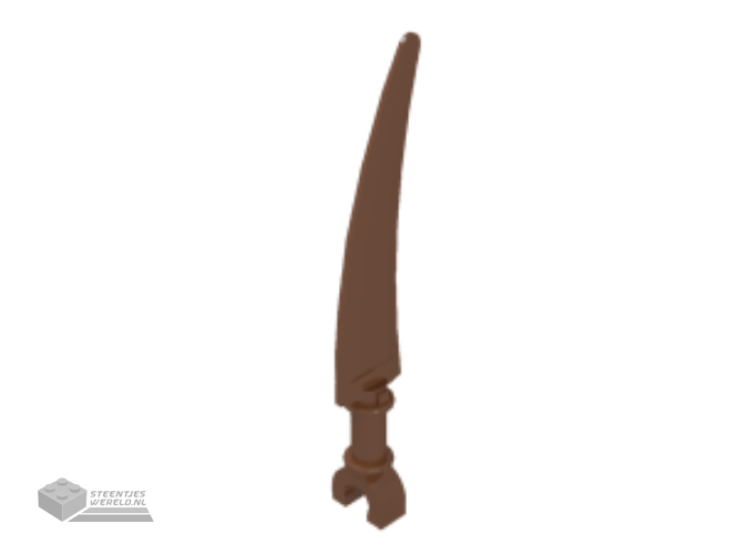 59229 - Minifigure, wapen Sword, Scythe Blade met Clip Pommel