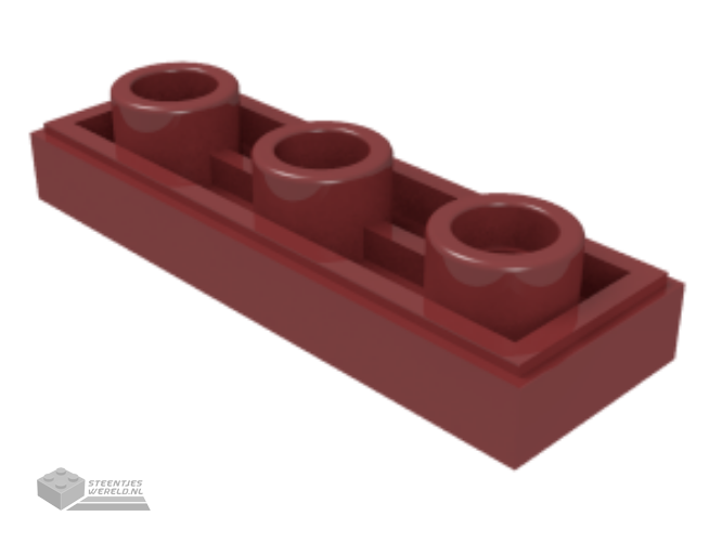 35459 – Tegel, aangepast 1 x 3 omgekeerd met gat