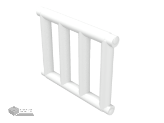 62113 – staaf 1 x 4 x 3 rooster met uiteindes Protrusions