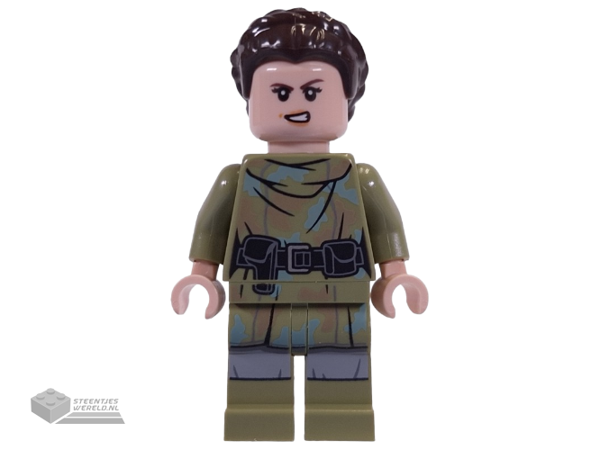 SW1296 – Princess Leia – Olive Green Endor Outfit, Hair