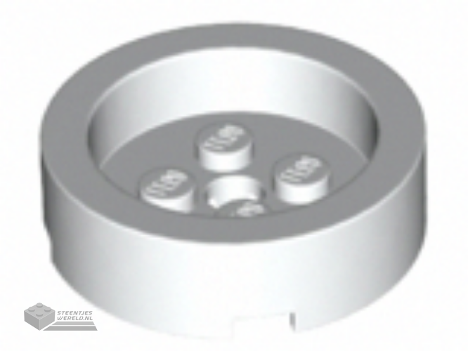 68325 – Brick, Round 4 x 4 met Recessed Center en gat