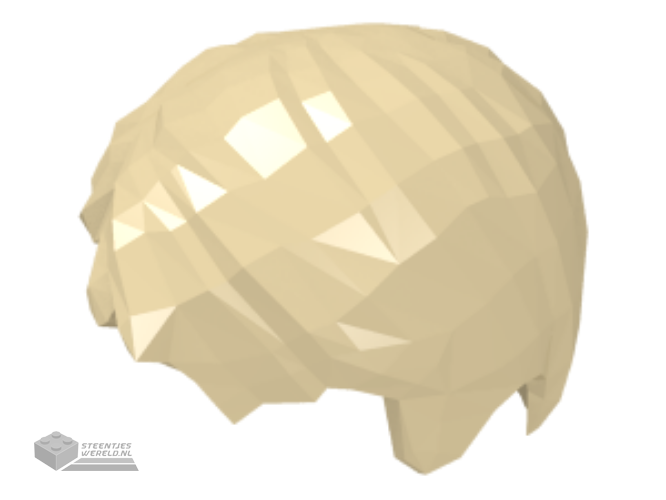 62810 – Minifigure, Hair Short Tousled met zijkant Part