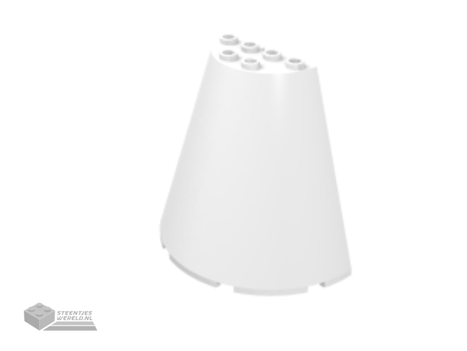 47543 – Cone Half 8 x 4 x 6