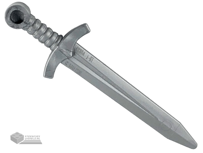 66964 - Minifigure, Weapon Sword, Greatsword Pointed with Upturned Crossguard