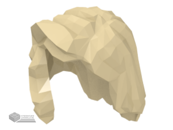 85974 – Minifigure, Hair Female Mid-Length met Part over rechts Shoulder